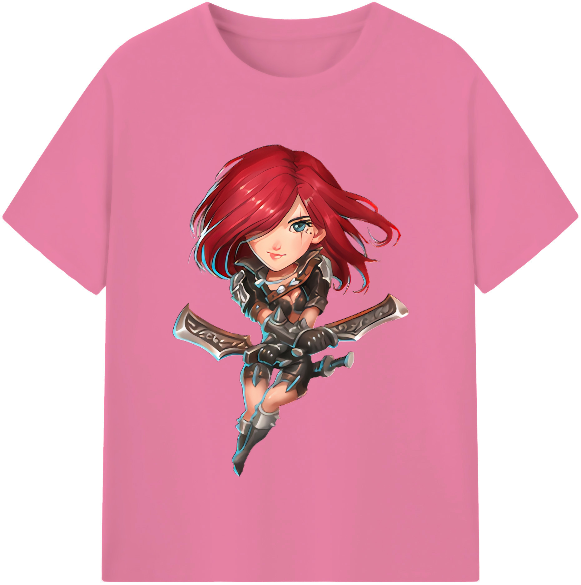リーグ・オブ・レジェンド League of Legends LOL 綿100％半袖Tシャツ（フロントプリント）